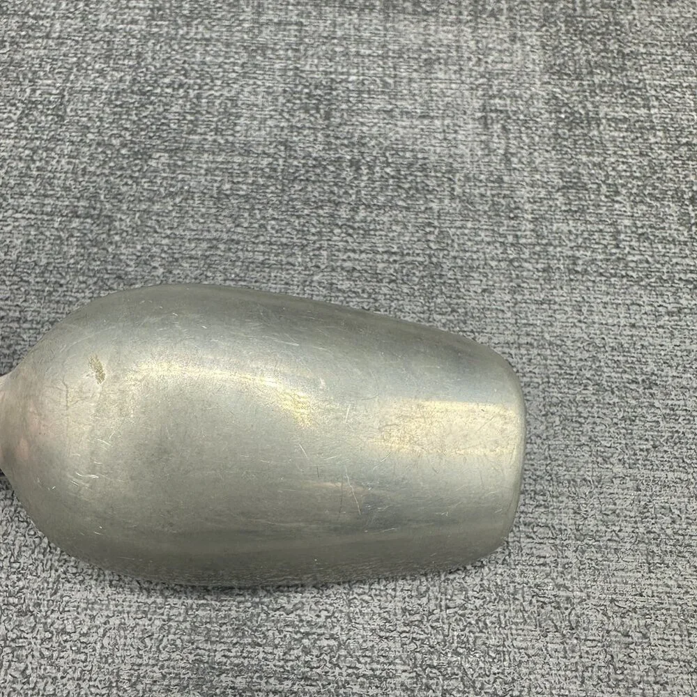 Vintage Pewter Scoop Stieff Williamsburg 4 ¾” Apothecary Ice Tea Sugar Caddy